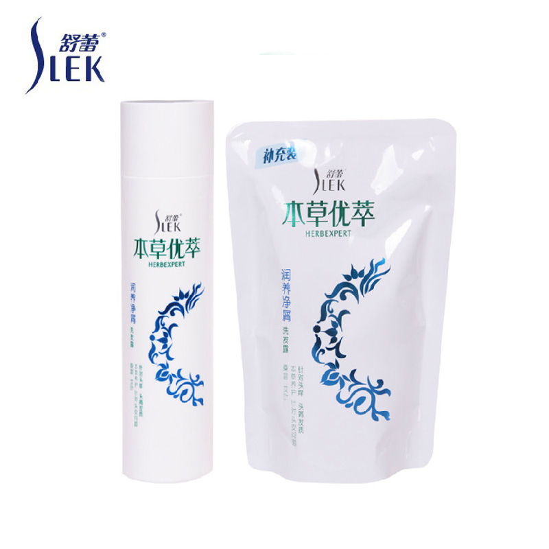 舒蕾本草优萃润养净屑洗发露瓶+袋400ml+350ml套装