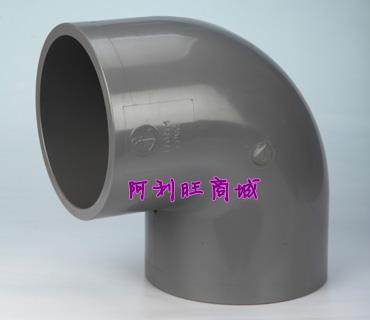 Anchor tag day scale grey PVC elbow JIS K6743 acid-resistant pH 90 degree elbow 2 inch DN50 inner diameter 60MM