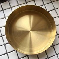 Đồng thau Bắc Âu khay lưu trữ trang trí khay lưu trữ khay nến nến hoa chậu khay trang sức lưu trữ trang sức các đồ trang trí nhà bếp
