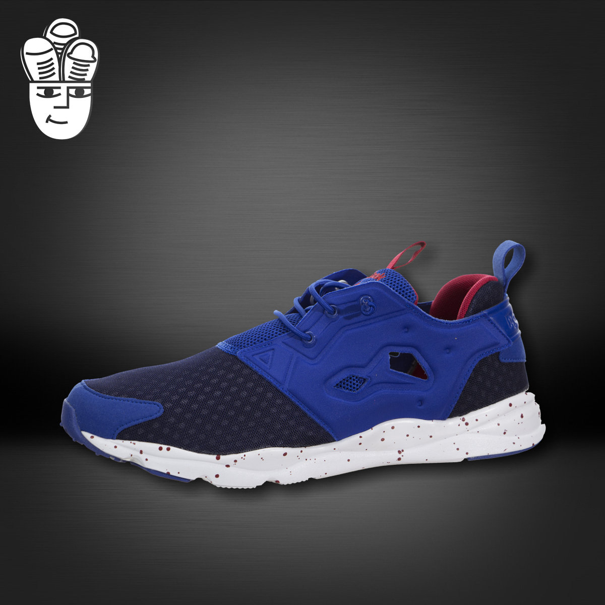 Reebok FuryLite锐步 男子 时尚跑步鞋 运动休闲鞋 泼墨
