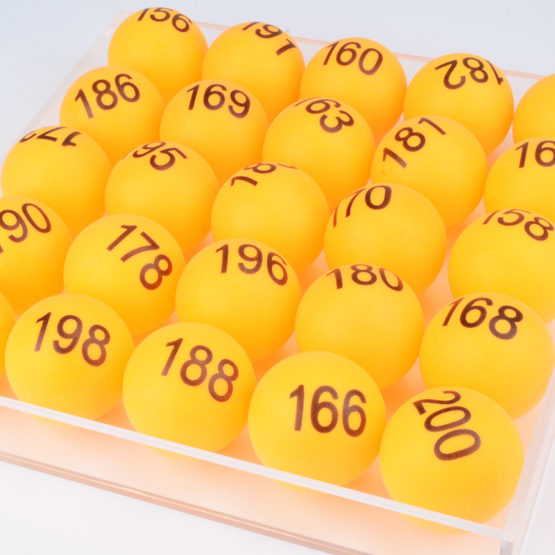 Lottery ball Touch prize ball Number ball Number ball lottery props Shake ball Double color ball Table tennis