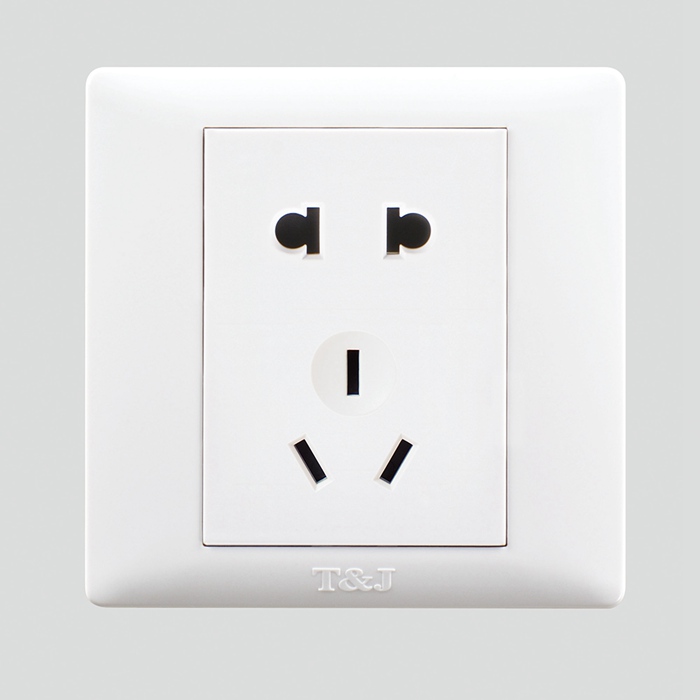 Space-based Switch Socket Panel Pleasing Series 86 Type 10A 23 Inserts Five Holes Power Socket Jawhite