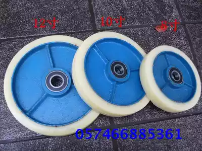 8 inch 6 inch 10 inch 12 inch 14 inch 16 inch nylon wheel Tiger Wheel construction site hand cart solid iron core wheel