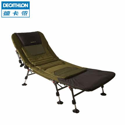 迪卡侬 户外折叠床简易办公室午休床单人躺椅加固行军床 CAPERLAN