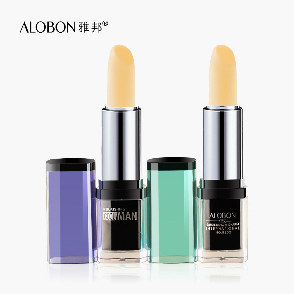 AloBon/雅邦酷派男士水活滋养护唇膏3.2g深度补水 层层滋养防干裂