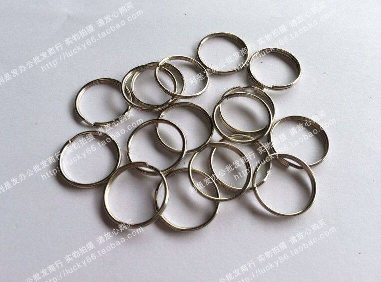 Key ring key iron ring nail-ring DIY iron ring double wire ring