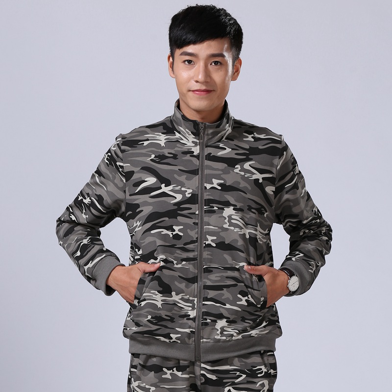 Men's outdoor couples camouflage sports jacket sweater jacket men's military fans camouflage jacket women's spring and autumn