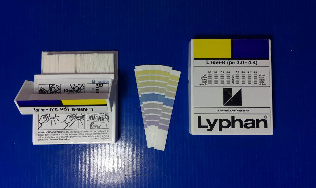 德国 L656-8 Lyphan 精密pH试纸,200片/盒原装进口精度范围3.0-4.