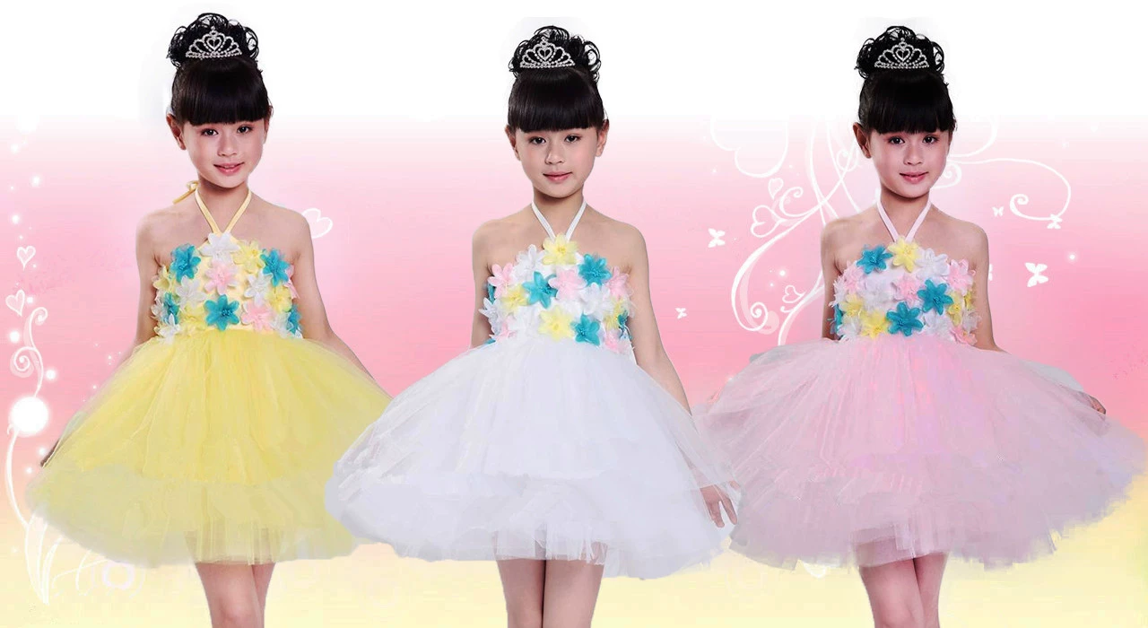 Trang phục dành cho trẻ em trong ngày trẻ em, Váy khiêu vũ cho trẻ em, Váy công chúa, Váy Tutu, Váy Tutu - Trang phục