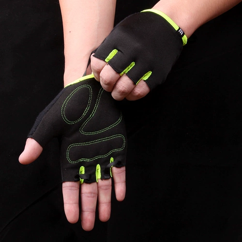 Универсальные спортивные перчатки для спортзала подходит для мужчин и женщин, нескользящий дышащий турник для велоспорта для тренировок, крем для рук, без пальцев