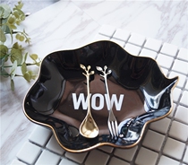 Dining table landscape alloy branches leaf shape spoon dessert decoration fork small teaspoon table arrangement small ornaments