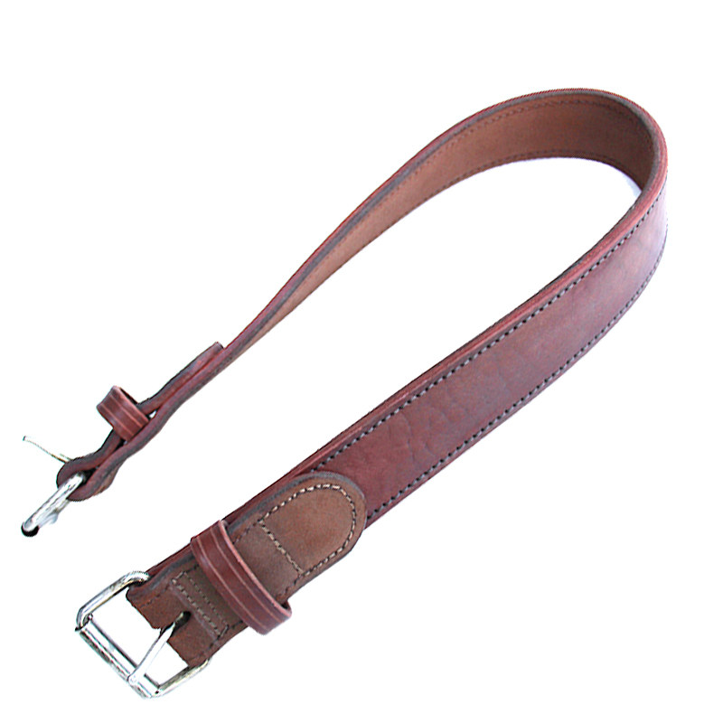 Full cow leather western belly belt thickened double leather leather sturdy and abrasion resistant saddle accessories