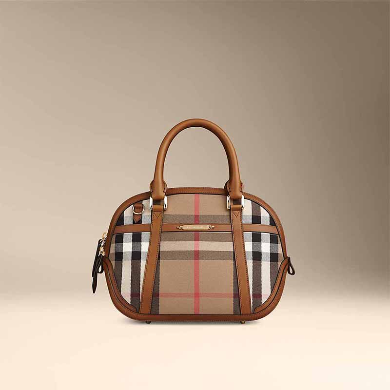 BURBERRY/博柏利The Orchard 小号House 格纹奥查德手袋 39038991