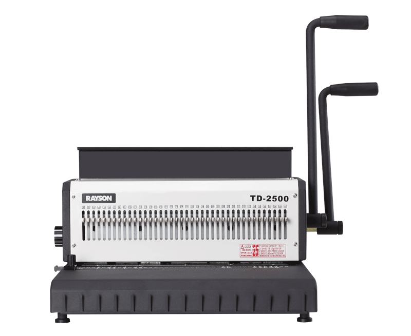 Wande TD-2500R Manual Iron Ring Binding Machine (Round) All Steel Desk Calendar Wall Calendar Iron Ring Binding Machine