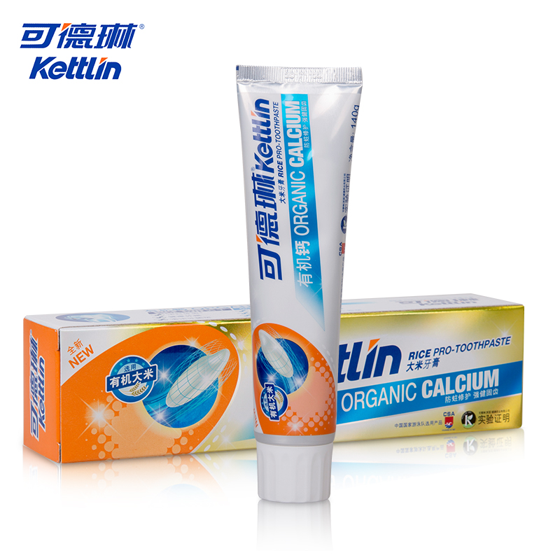 澳雪 可德琳大米牙膏有机钙90g 防蛀修护 强健固齿