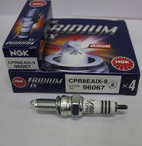 NGK iridium spark plug CPR8EAIX-9 storm eye Biaoying flying to the war eagle God of War Excelle Loncin 500 Promise
