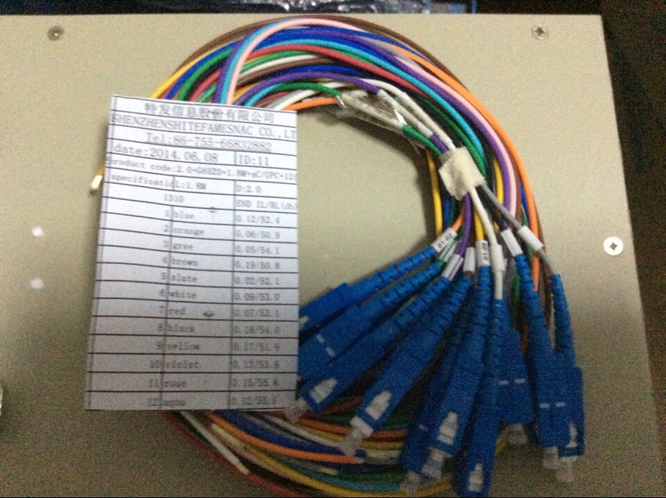 SC2 0 12 color tail fiber SC12 color free from tail fiber SC tailfiber in the pan