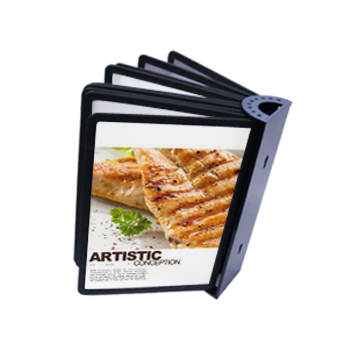 American Dior 9 page-turning wall-mounted wall display shelves menu card products introduction Billboard A4 7902054