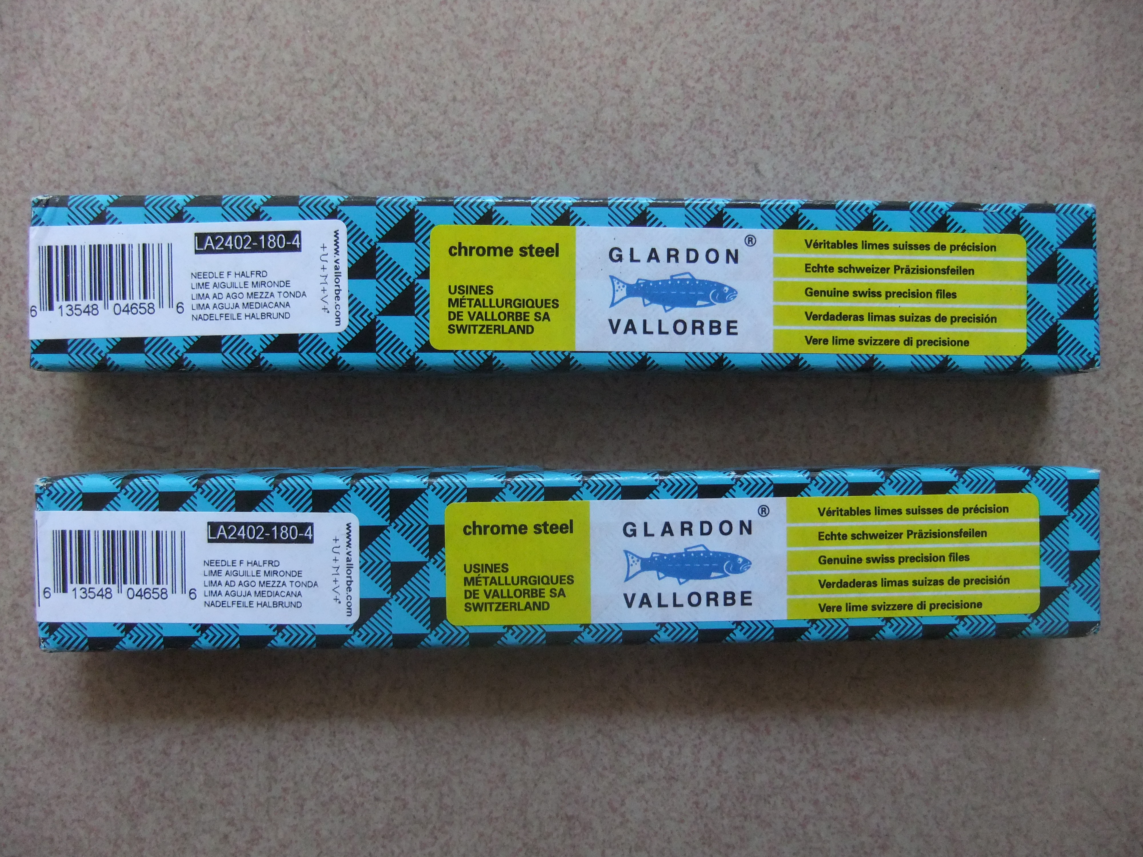 Swiss fish mark GLARDON VALLORBE Mark File (LA2401 flat filing) Price of a box of 12