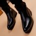 British Martin boot nam Phiên bản Hàn Quốc của giày cao gót mũi nhọn Xu hướng giày nam cao giúp ấm áp mùa thu và mùa đông giầy cổ cao nam Giày ống