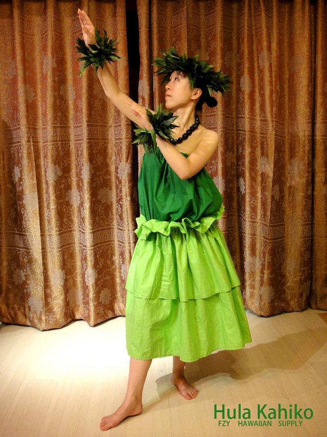 Hawaiian Grass Skirt Dance Suit Grass Skirt Dance Performance Suit Adult Performance Suit Show Costume Hula Kahiko