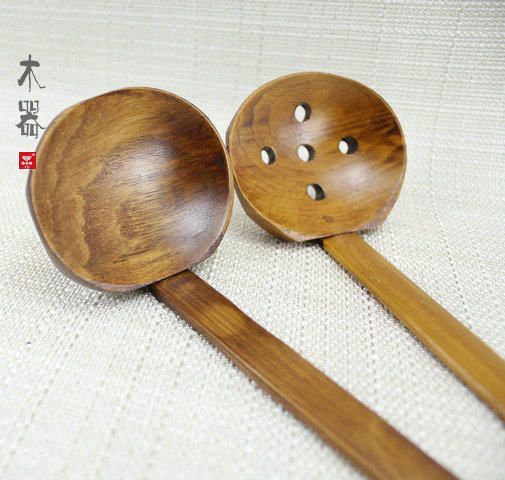 Wholesale Taste one thousand Noodle Spoon Wooden Solar Hot Pot Spoon Tortoise Back Spoon Soup Spoons Japan Pull Face Spoon-Taobao