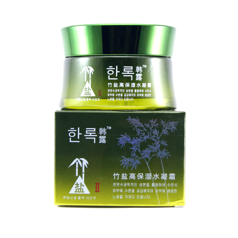 包邮韩露竹盐醒活高保湿水凝霜50g 美保湿补水面霜女抗皱紧致