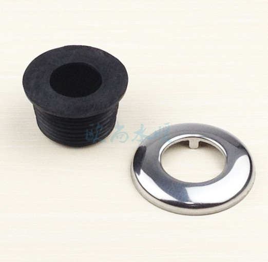 Noodle basin drainage pipe seal ring anti-odor corrugated pipe S bending pipe stainless steel decoration cover anti-odor sealing ring