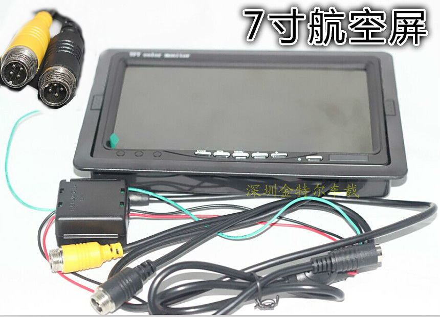 With voltage regulator filter 12v-24V general aviation 7 inch display aviation screen 24V display aviation interface