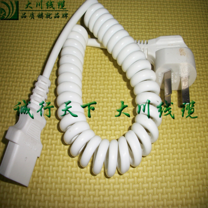 Spiral spring wire national standard 3 core x1 5 2 5 square stretch 8 meters 6 meters 4 meters telescopic cable