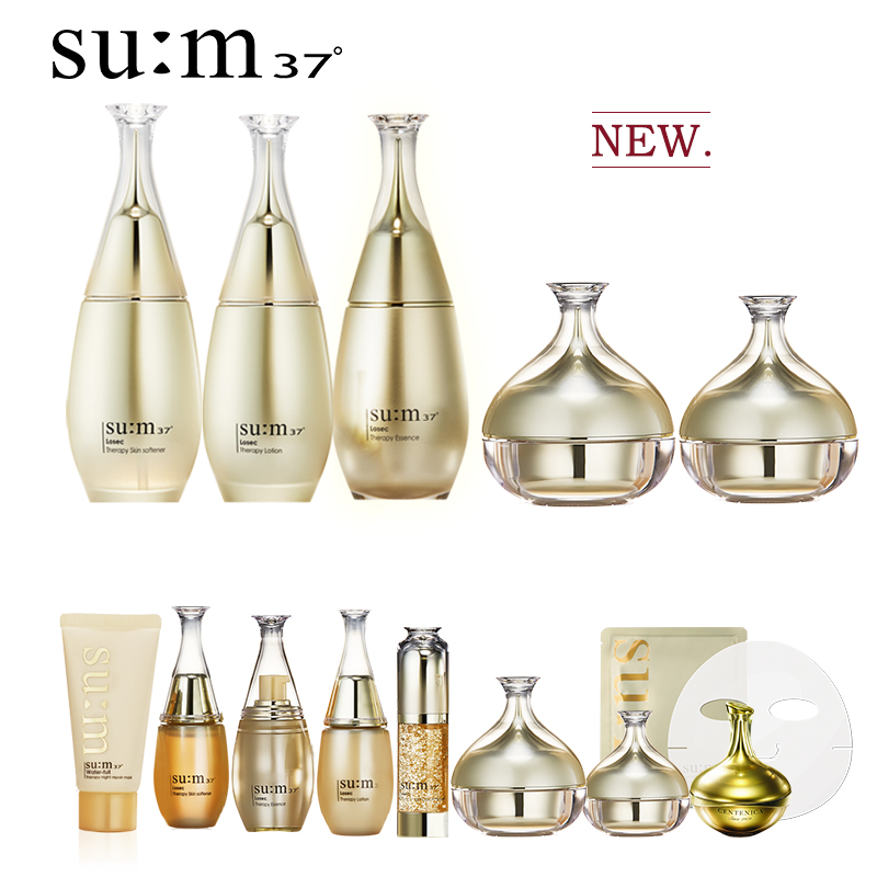 su:m37度呼吸罗马套盒 苏秘御颜臻享14件套装 韩国化妆品女