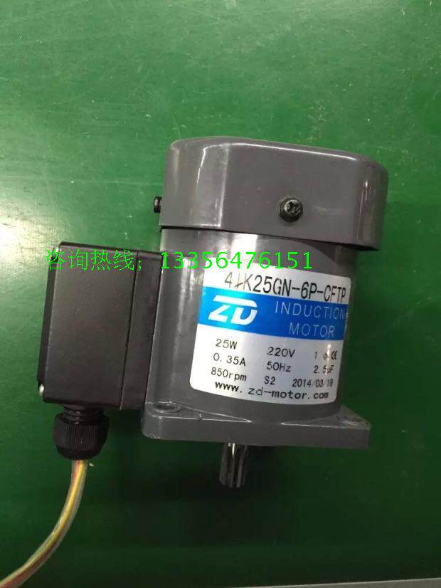 Current goods supply 25W optical axis motor 4IK25GN-6P-CFTP with terminal box low number of revolutions 6 level motor advantage