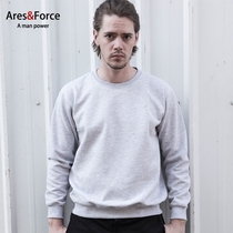  Ares&Force 2016 autumn and winter new mens large size sweater Korean T-shirt long-sleeved fat guy round neck jacket