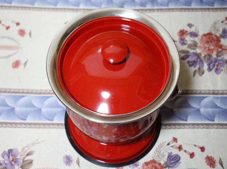 New Wedding Celebration thickened stainless steel Heineword High-footed Spittoon Wedding Supplies Bride for Home