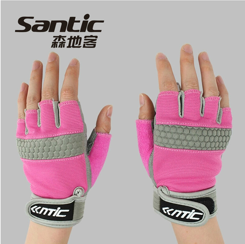Sendi guest summer women's breathable riding gloves mountain bike half-finger gloves riding equipment WC09009