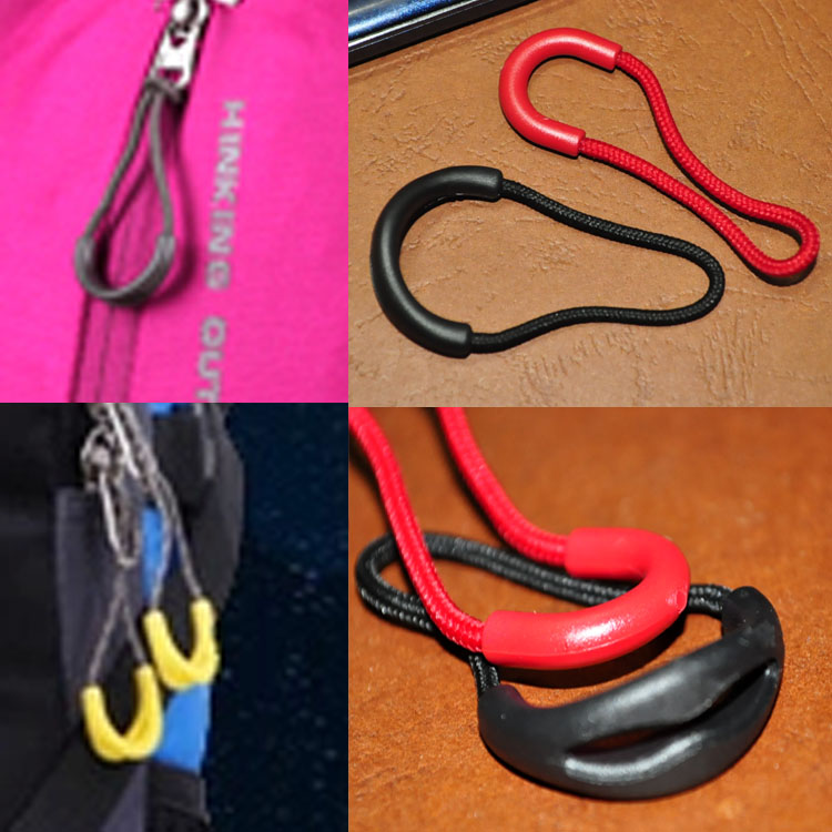 Outdoor backpack Mountaineering bag Zipper pull Stormtrooper Suit Anti-theft zipper rope Tail rope Zipper wheat