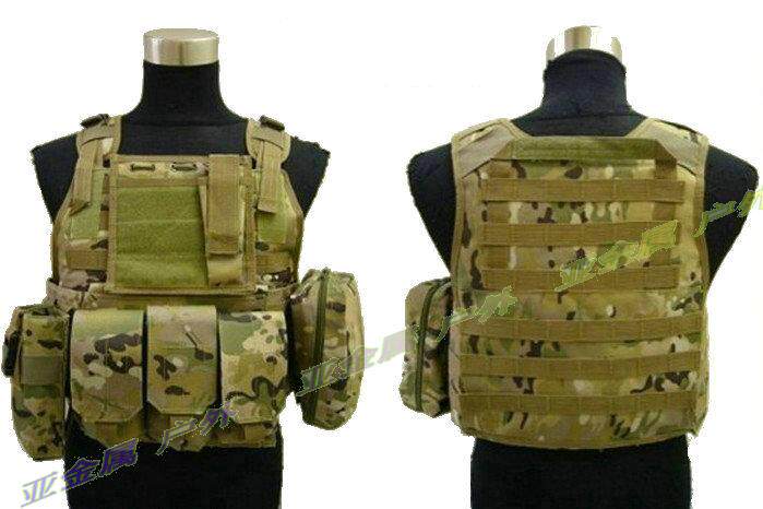 U.S. MOLLE Vest 027 Ghost Vest Spin-like Explosion-proof Vest Field CS Equipment Vest