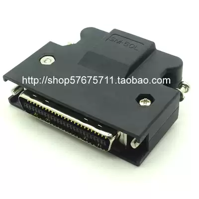 SCSI servo connector CN50 male plastic shell screw type 50p male plug wire type