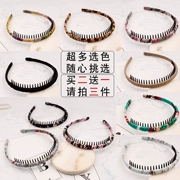 Headband Hàn Quốc mũ nón đơn giản thời trang răng kẹp tóc vải vải nữ phụ nữ hoang dã phụ kiện tóc rửa headband trang sức