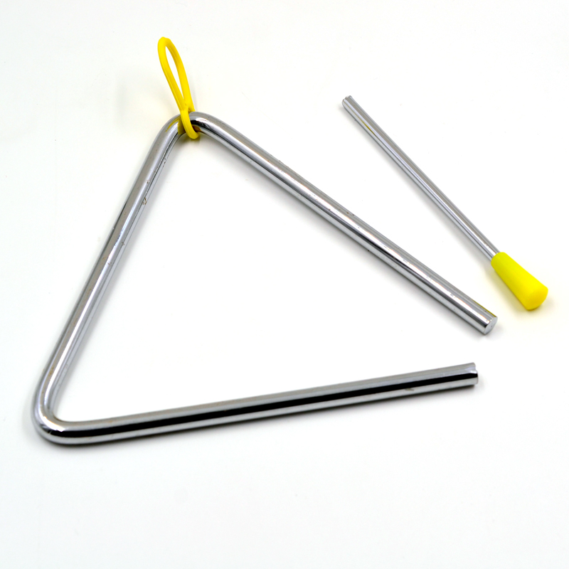 Professional Qimei Triangle Iron 15CM Yangtze River Delta Iron Children's Triangle Iron Percussion Instrument