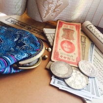 (Soul Flavoring) Republic of China Wind Creative Gift Republic of China Wind Wallet Money Bag Full 49