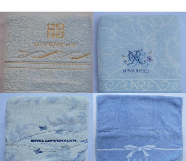Japan back to ROYAL COPENHAGEN Tang Sketch Embroidery Small Flower Towel soft and absorbent