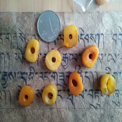 diy rosary bracelet accessories Tibet old beeswax with the shape of the buckle back Cloud spacer loose beads pendant spot