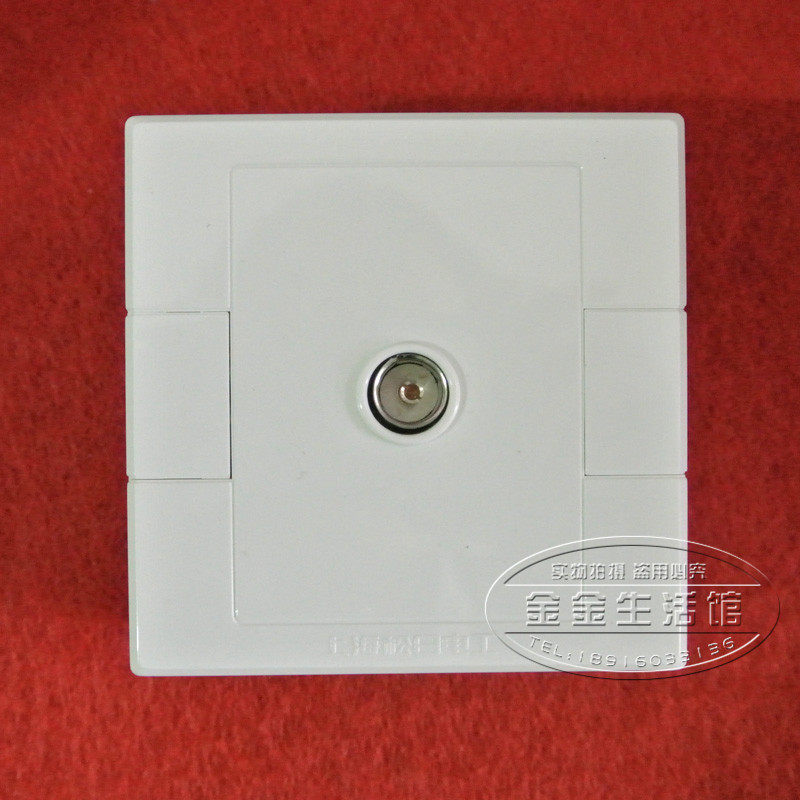 Shanghai Sunday Switch Socket S1000 Type socket TV Outlet single cable socket Single TV 