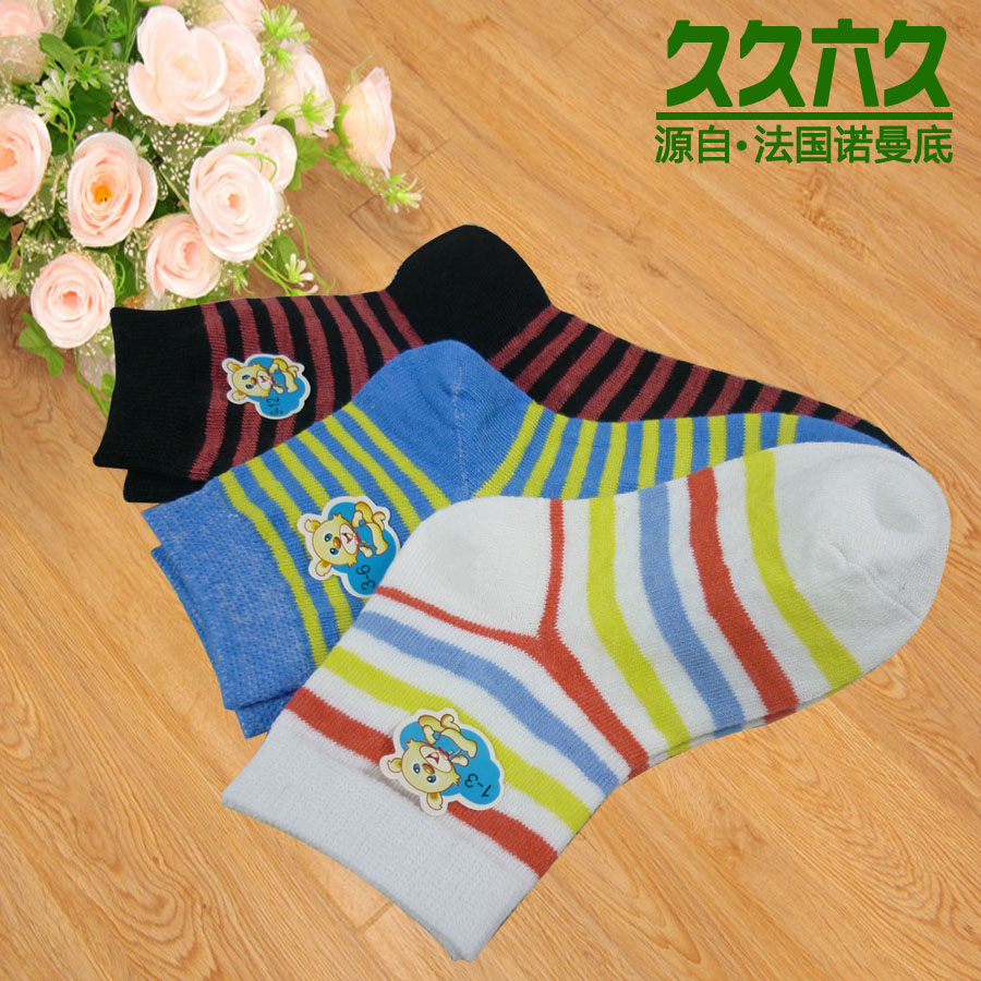 Long-lasting six-long autumn and winter children linen deodorant socks Children's socks Men's and women's children's sterilization socks Small, medium and large children's socks