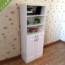 Multi-layer solid wood shoe cabinet storage cabinet Multi-function bookcase Living room dual-use shoe cabinet Open door bookshelf partition cabinet packaging