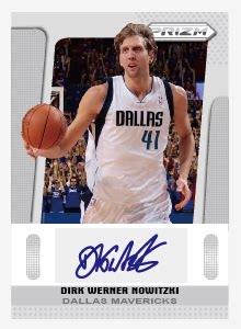 2014 NBA Nowitsky signed the Star Card