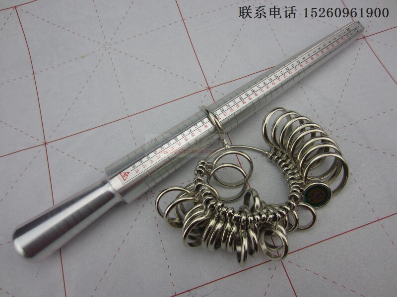 Aluminum ring ruler handle ring ruler stick meson ring ruler Hong Kong degree stick 0