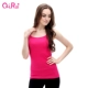Áo len cổ lọ Qi 芮 sling nữ mùa xuân và hè ngắn mặc cotton mỏng giảm béo cotton bó sát