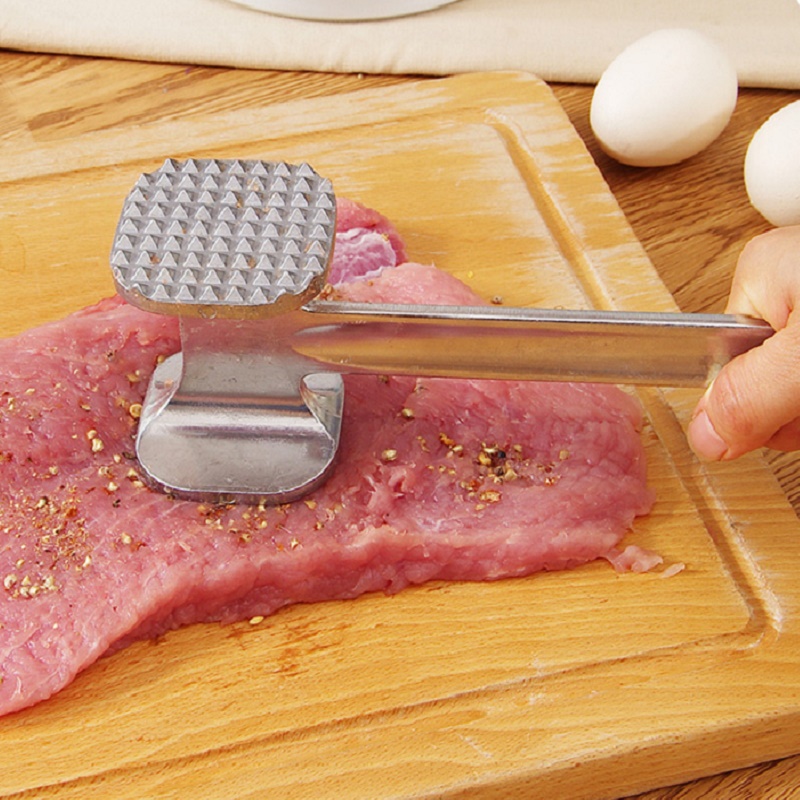 家用敲肉锤 牛排锤松肉锤全铝锤肉排捶 双面猪排锤 铝合金
